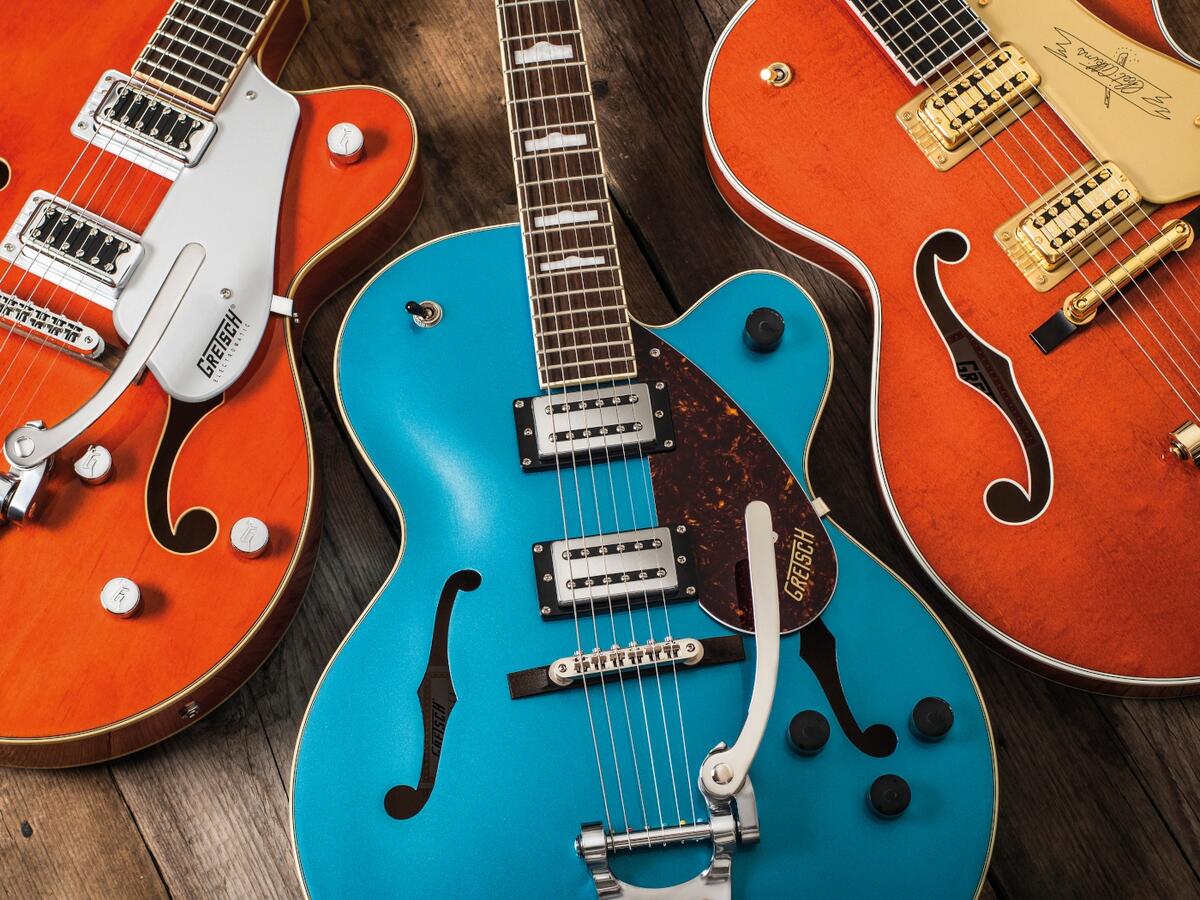 The Great Gretsch Shootout Gretsch G2420T Streamliner G5420T Electromatic G6120T Players Edition Nashville