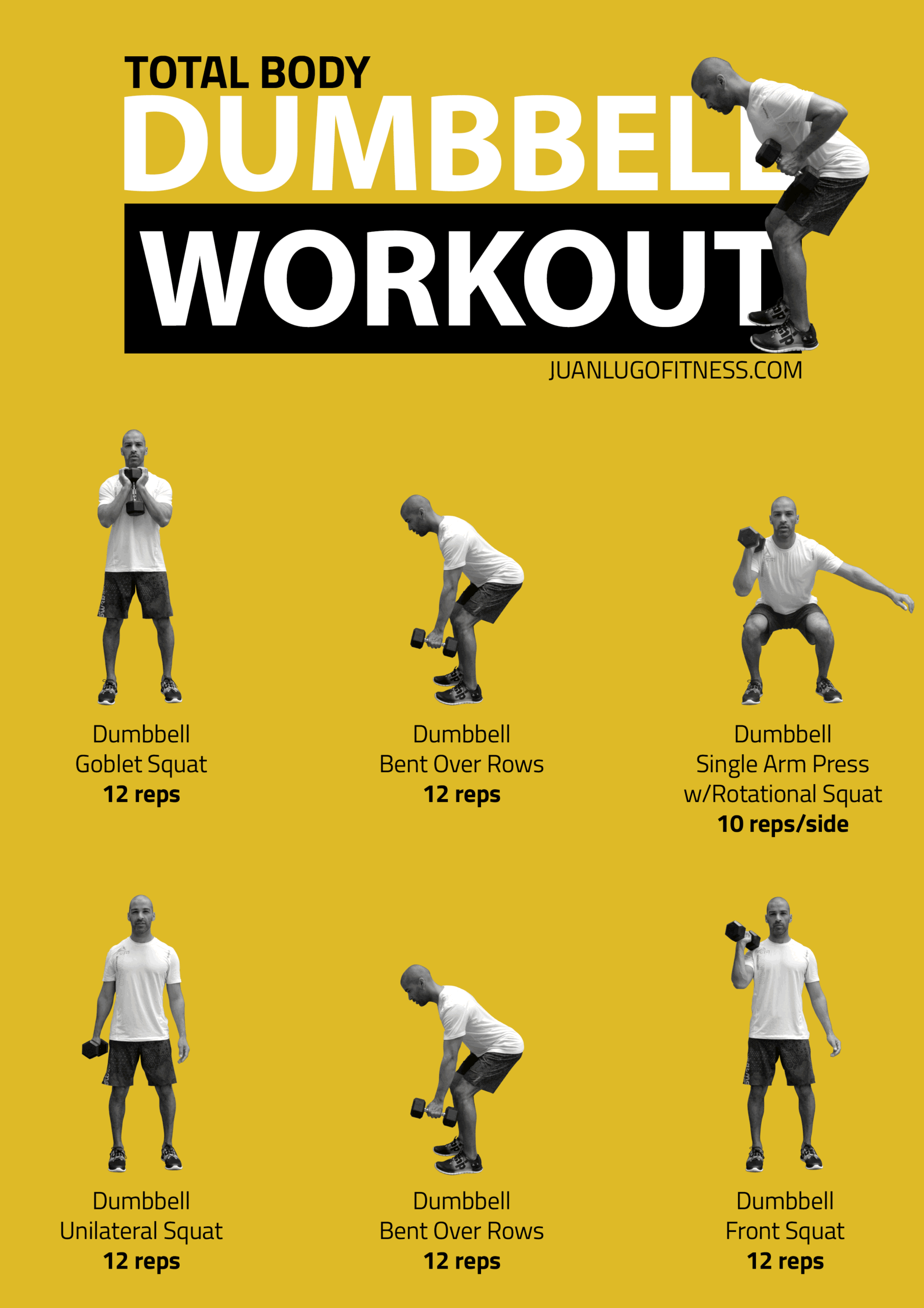 Total Body Dumbbell Workout Total Body Dumbbell Workout