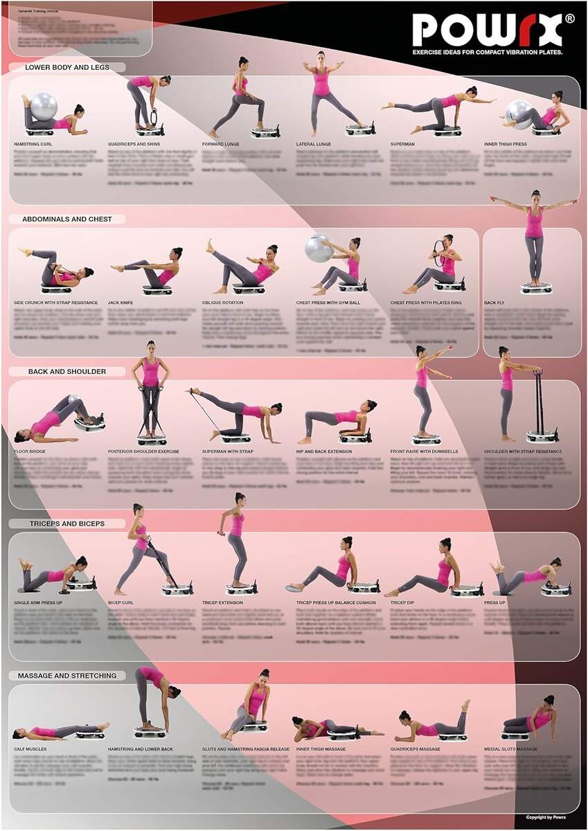 Vibration Training Chart With Free Personal Training Costa Rica Ubuy Vibration Training Chart With Free Personal Training Costa Rica Ubuy