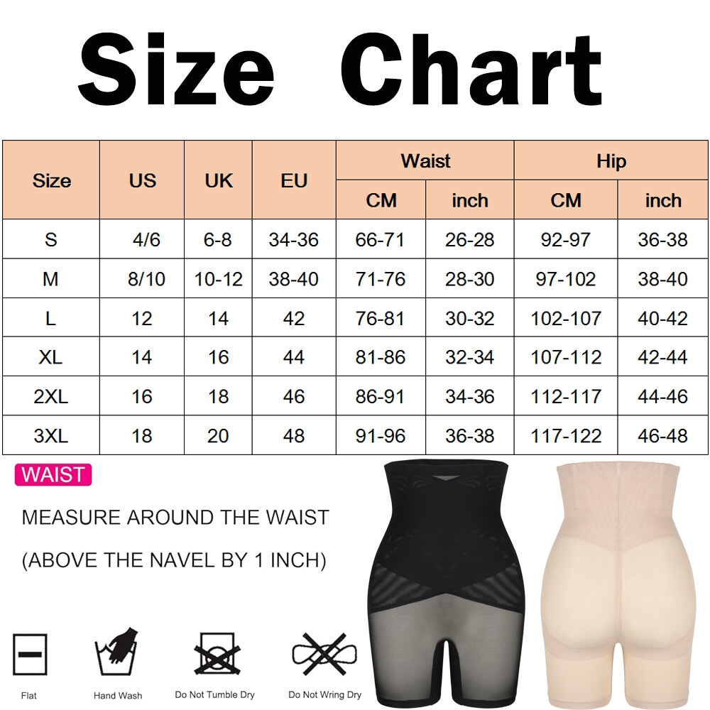 Women S High Waisted Tummy Control Body Shaper Shorts Girdle Pants Thigh Slimmer EBay