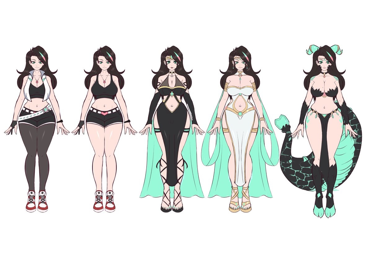 Working On Some Ref Sheets For A Few Of My Outfits Might Come Up With Some New Ones Too Got A Favorite Of These Five